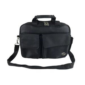 American Tourister Unisex Adults Black‎ Nylon Divider Double Handles Laptop Bag